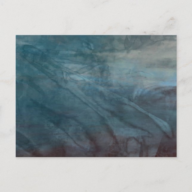 Organic abstract #1469 postcard (Front)