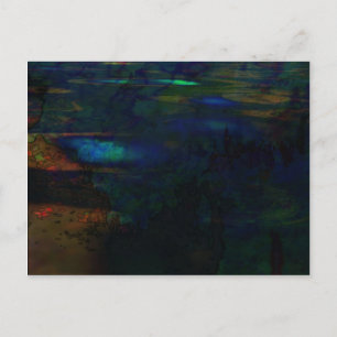 Organic abstract #146 postcard