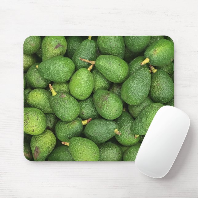 Organic avocados mouse pad (With Mouse)