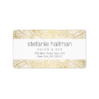 Organic Beauty Gold Tree Rings Pattern
