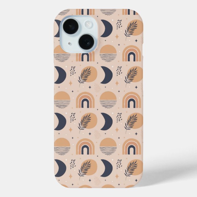Organic Boho Pattern Case-Mate iPhone Case (Back)