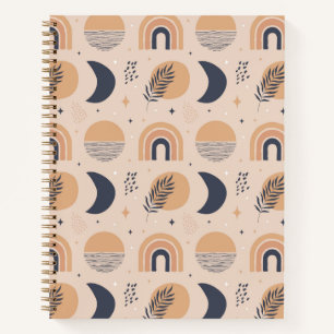 Organic Boho Pattern Notebook
