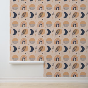 Organic Boho Pattern Wallpaper