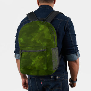 Organic Camouflage Printed Backpack