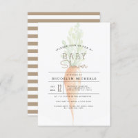 Organic Carrot | Veggie | Watercolor Baby Shower