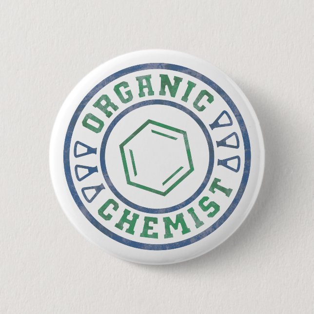 Organic Chemist 2 Inch Round Button (Front)