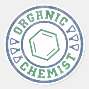 Organic Chemist Classic Round Sticker