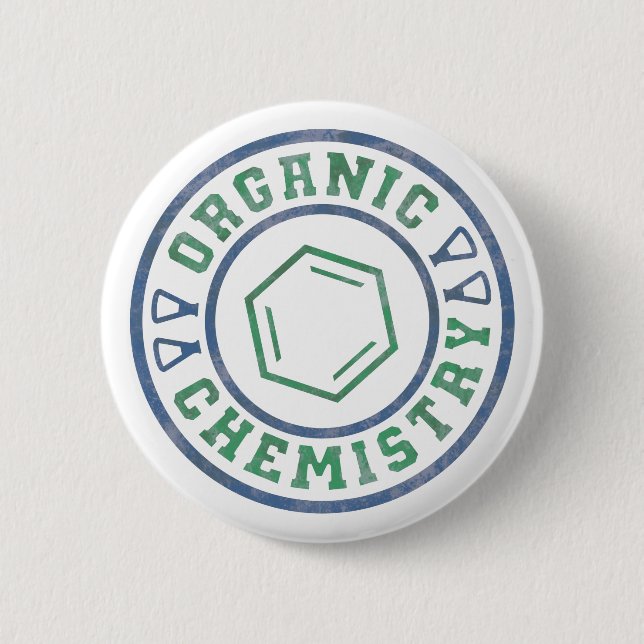 Organic Chemistry 2 Inch Round Button (Front)