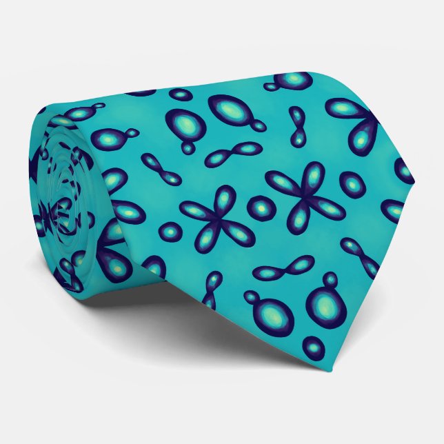 Organic Chemistry Atomic Orbitals Pattern Tie (Rolled)