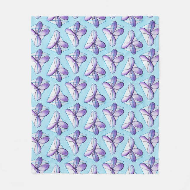 Organic Chemistry Atomic Orbitals Science Fleece Blanket (Front)