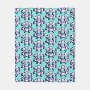 Organic Chemistry Benzene Molecules Fleece Blanket
