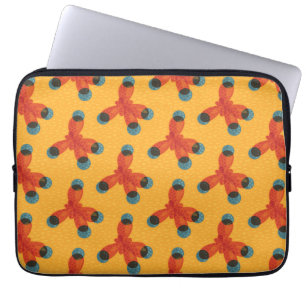 Organic Chemistry Geek Molecule Pattern Chemist Laptop Sleeve