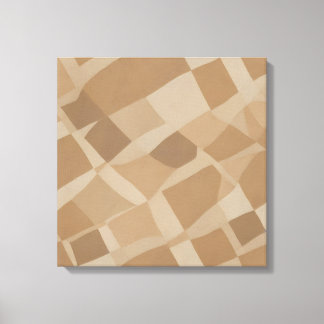 Organic Chequerboard – Modern Abstract Canvas Print
