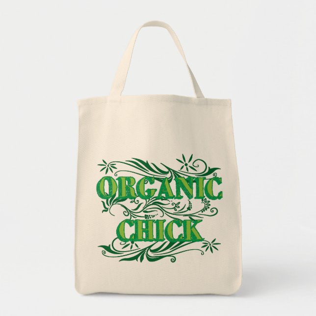 Organic Chick Tote Bag (Front)