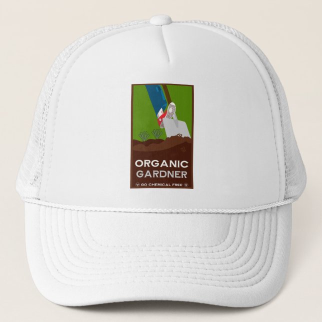  Organic Eco Farming Trucker Hat (Front)