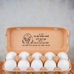 Organic Eggs Family Farm Vintage Rustic Chicken Ru Rubber Stamp<br><div class="desc">Organic Eggs Family Farm Vintage Rustic Chicken,  hand drawn by me.</div>