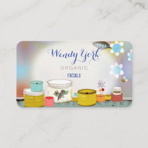 Organic Facials Appointment Card
