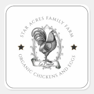Organic Farm Hen Product Labels