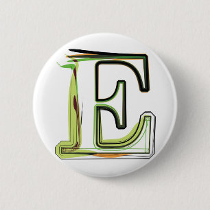 Organic Font illustration 2 Inch Round Button