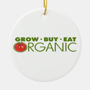 Organic Food Ceramic Ornament