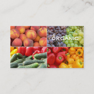 Organic Food Store Business Card