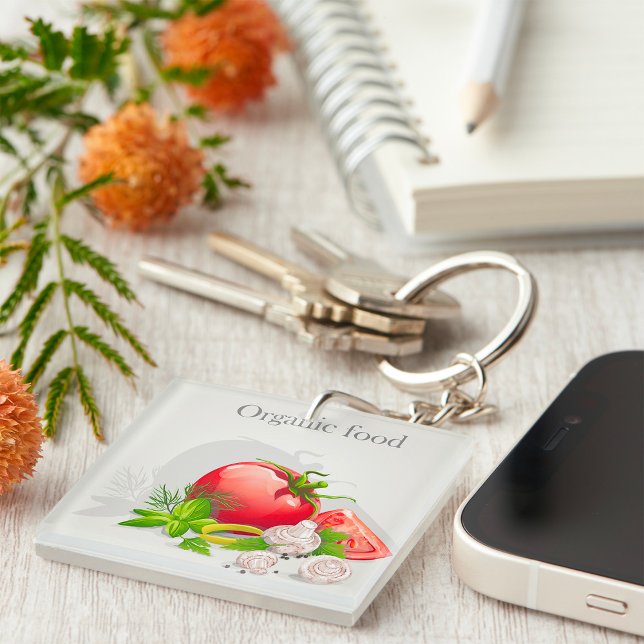 Organic Food Vegetables Keychain (Creator Uploaded)