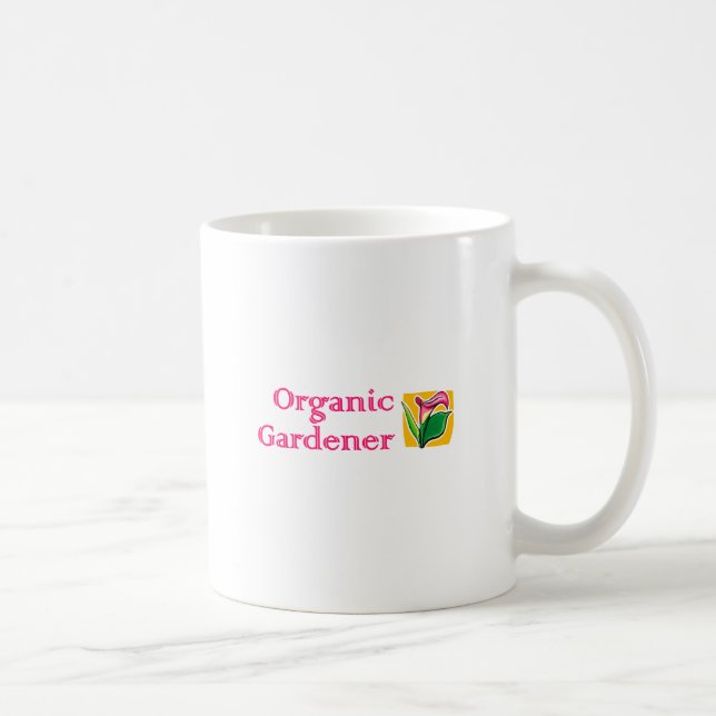 Organic Gardener - Calla Lilies Coffee Mug (Right)