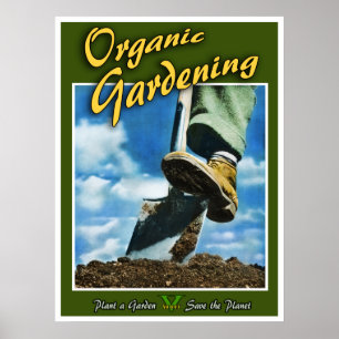 Organic Gardening Poster