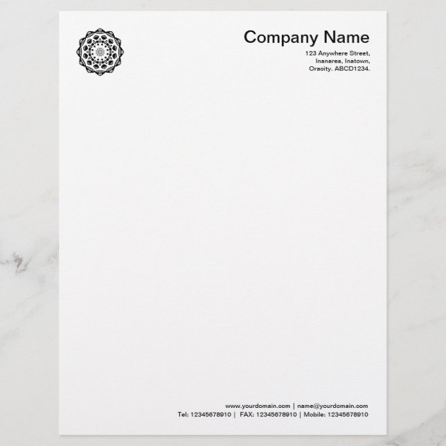 Organic Geometry 015 Letterhead (Front)