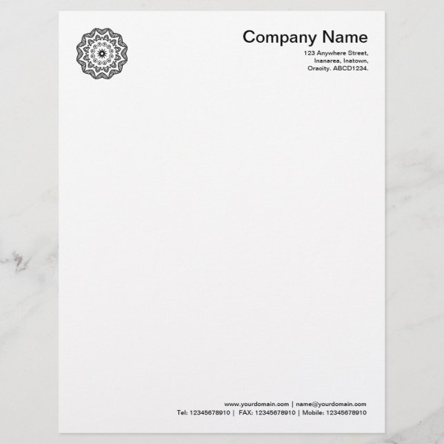 Organic Geometry 020 Letterhead (Front)