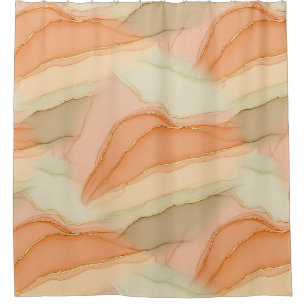 Organic Gold Marble Warm Neutral Abstract