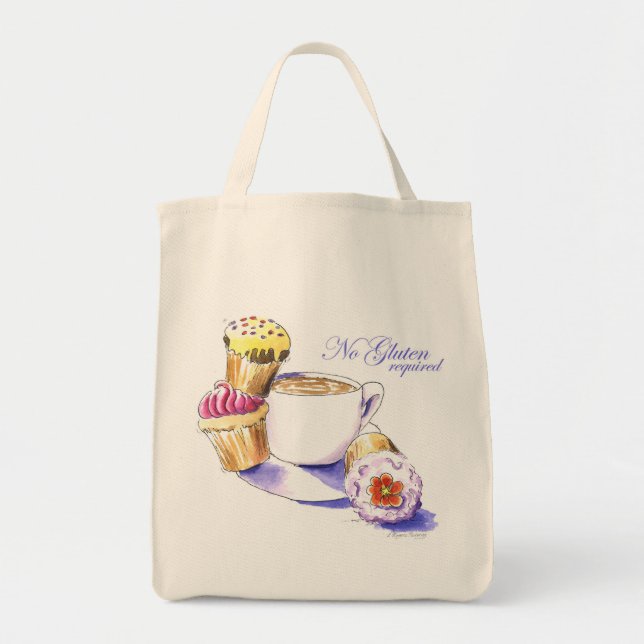 Organic Grocery Tote Bag (Front)