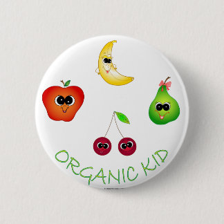 Organic Kid 2 Inch Round Button