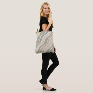 Organic Lines – Calm Natural Patterns with Elegant Tote Bag