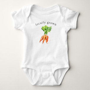 Organic Locally Grown Farm Fresh Baby Bodysuit