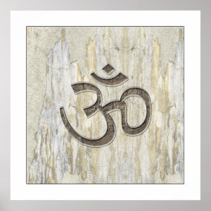 Organic Materials Om Symbol Poster