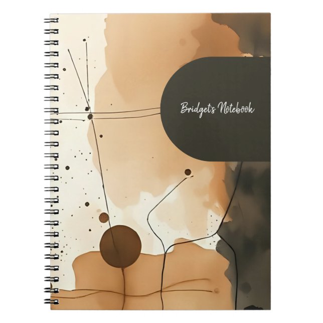 Organic Neutral Flow Composition Notebook (Front)