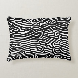 organic pattern abstract background texture nature accent pillow