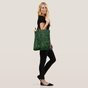 organic pattern abstract background texture nature tote bag