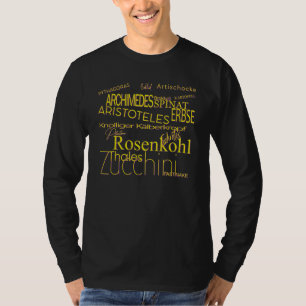 Organic Philosophy Teacher Philospher Vegetables S T-Shirt