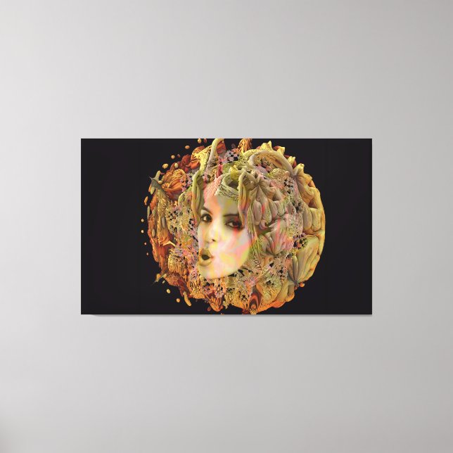 Organic Planet Canvas Print (Front)