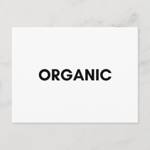 organic postcard