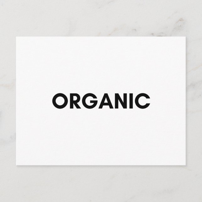 organic postcard (Front)