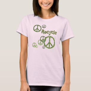 Organic Recycle Symbol Womens T-Shirt
