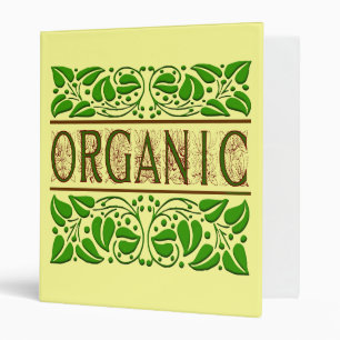 Organic Saying with Acorns Binder