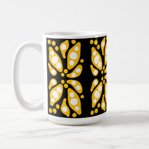 Organic shapes abstract flow coffee mug