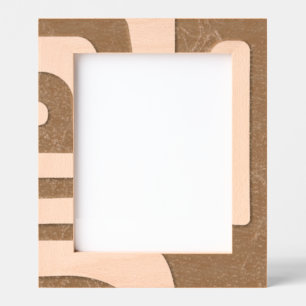 Organic Shapes Laser Etched Frame