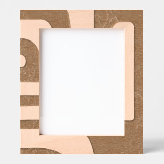 Organic Shapes Laser Etched Frame