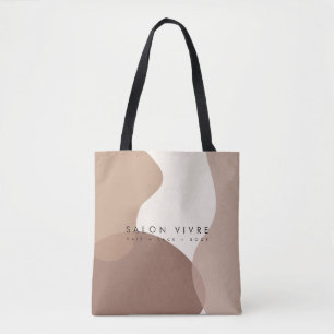 Organic Shapes Minimalist Tote Bag