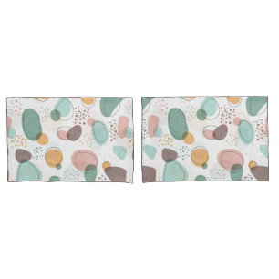 Organic shapes modern seamless pattern pillowcase